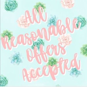 ANY reasonable offer will be accepted